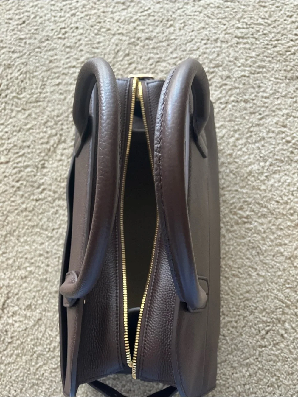 NWOT Quince Hudson Satchel in Espresso Brown